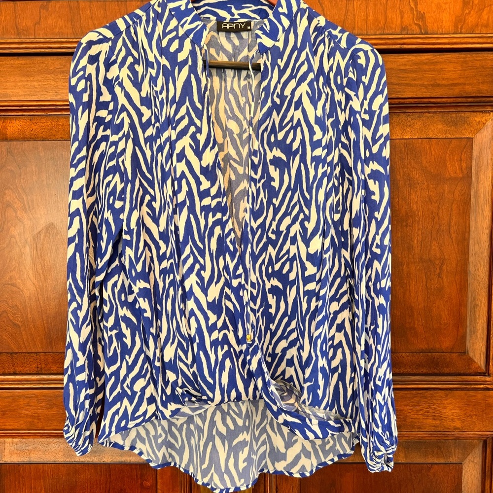 APNY - Crossover Top With Tassel                  Size MEDIUM